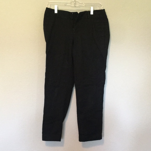 Banana Republic Black Cropped Dress Pants - Picture 1 of 3